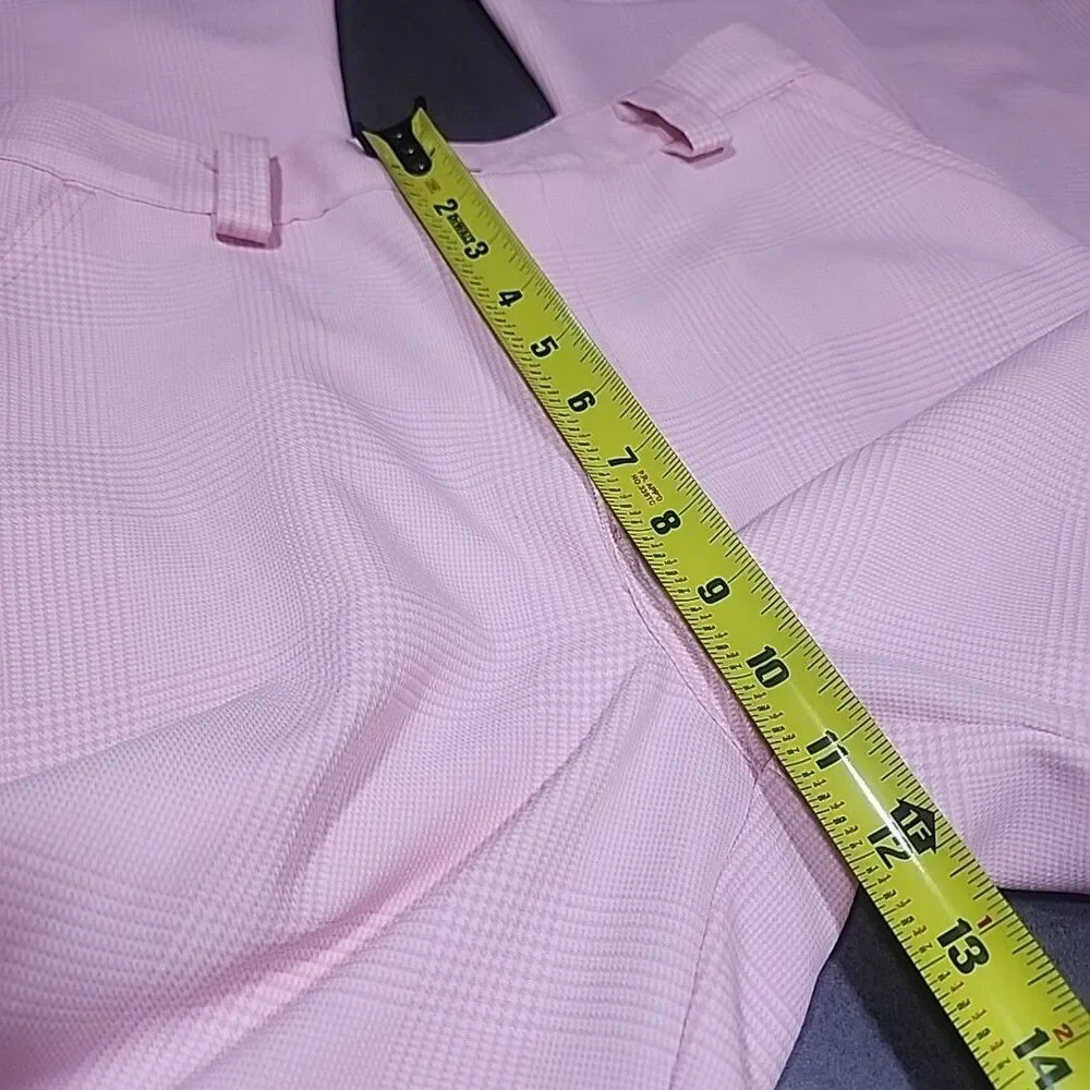 Vintage Levi Clothing Levi's for Gals Pastel Pink Plaid 60's Wide leg Trousers